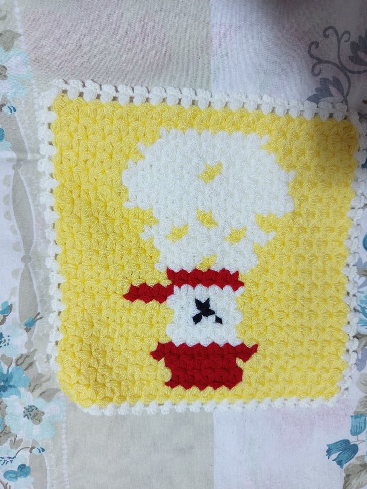 Renkli Sarı El Yapımı Banyo Süngeri - Görsel 2