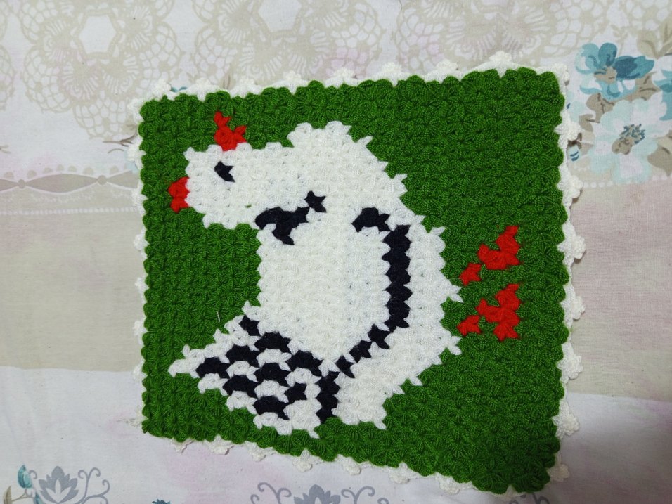 Renkli Örgü Banyo Süngeri - Görsel 2