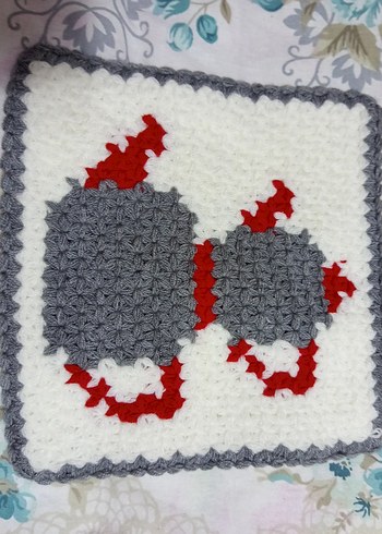 Gri El Yapımı Banyo Süngeri - Görsel 2