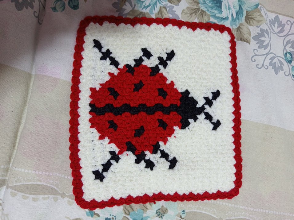 Renkli Kırmızı Örgü Banyo Süngeri - Görsel 2