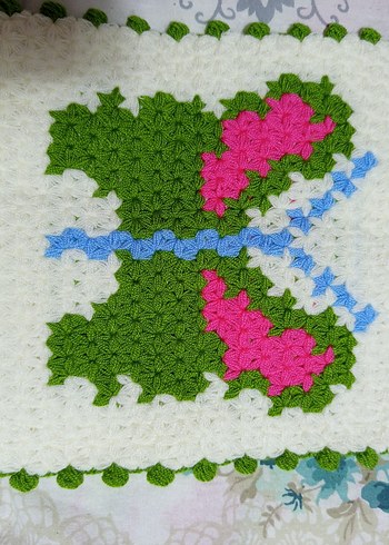 Renkli Örgü Banyo Süngeri - Görsel 2