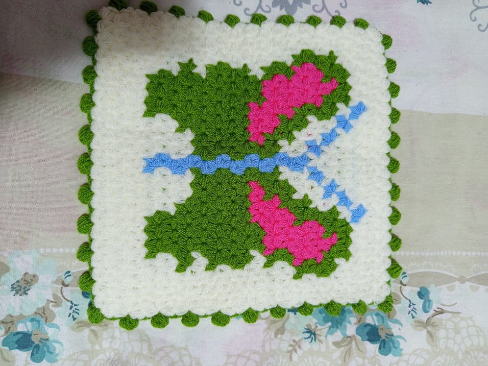 Renkli Örgü Banyo Süngeri - Görsel 2