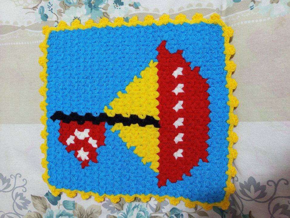 Renkli El Örgüsü Banyo Süngeri - Görsel 2