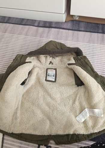 erkek çocuk kürklü kaban mont - Görsel 2