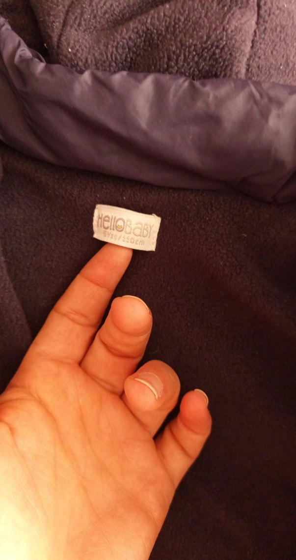 Erkek Çocuk laciverte Fermuarlı Mont - Görsel 3