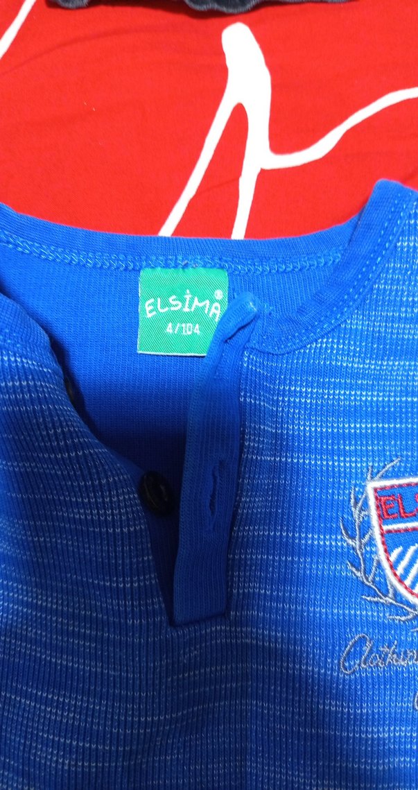 Mavi Erkek Çocuk V Yaka Sweatshirt - Görsel 2