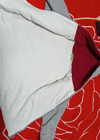 Gri Kapüşonlu Erkek Çocuk Sweatshirt - Görsel 3