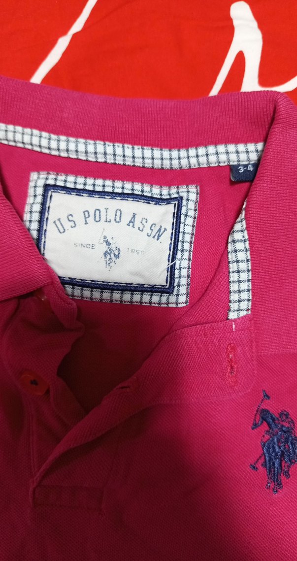 erkek Çocuk Pembe Polo Tişört - Görsel 2