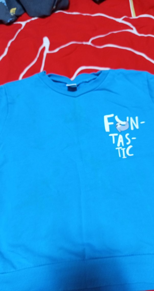 erkek çocuk mavi sweu - Görsel 3