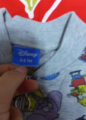 Erkek Çocuk Renkli Baskılı Fermuarlı Sweatshirt - Görsel 2