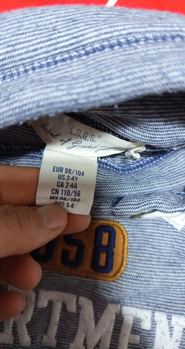 Gri Baskılı Fermuarlı Erkek Çocuk Sweatshirt - Görsel 2