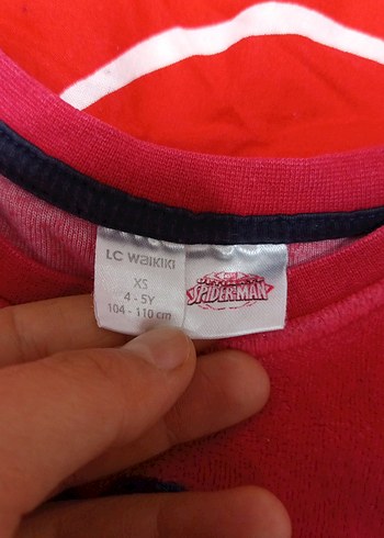 Erkek Çocuk Kırmızı Spider-Man Sweatshirt - Görsel 2