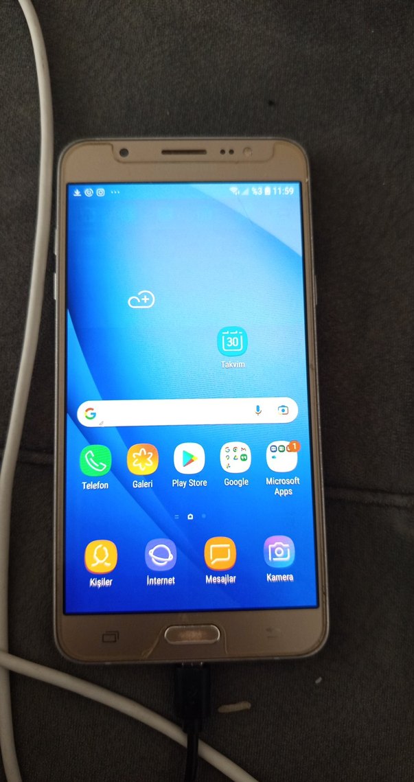 Bej Samsung Galaxy J7 (2016) Android Telefon 16 gb - Görsel 2