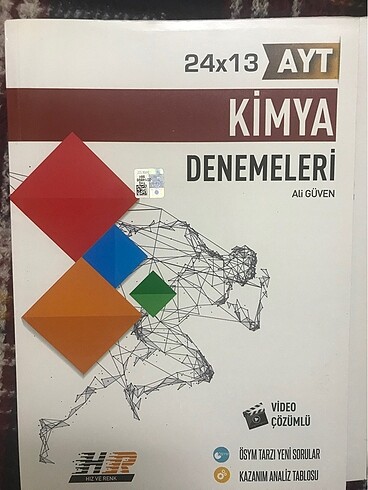 Hız ve Renk Ayt Kimya Deneme