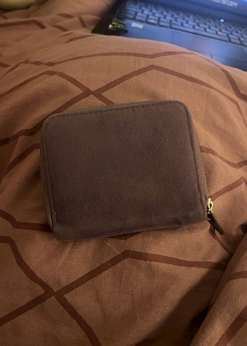 Mor Kadın Kadife Fermuarlı Cüzdan - Görsel 4