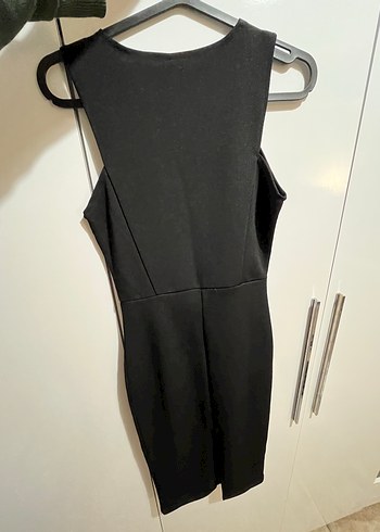 Kadın Siyah Midi Kalem Elbise - Görsel 3