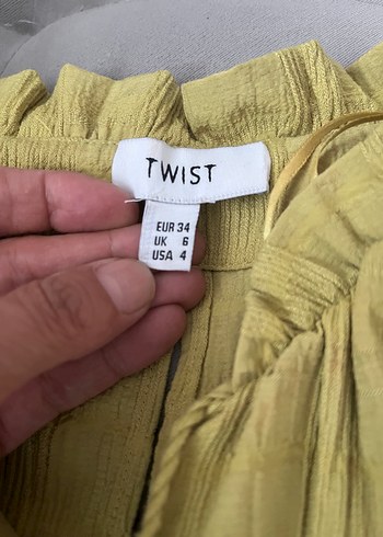 34 Beden Twist elbise