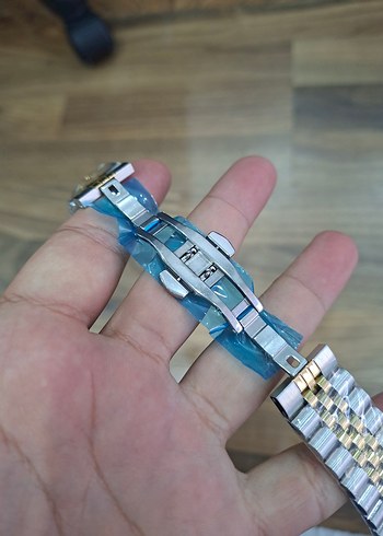 Rolex Altın ve Gri Erkek Saat Kayışı