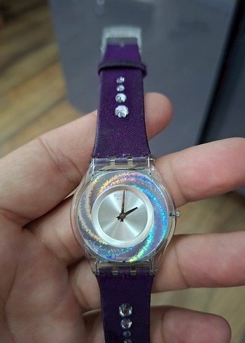 Swatch Mor Parlak swatch Orjinal saat