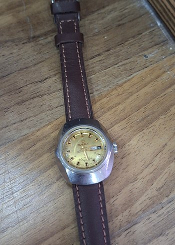 Vintage Omax Altın kadın Kol Saati - Görsel 2