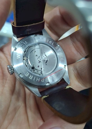 Kahverengi Deri Kayışlı Klasik Erkek Saati - Görsel 2