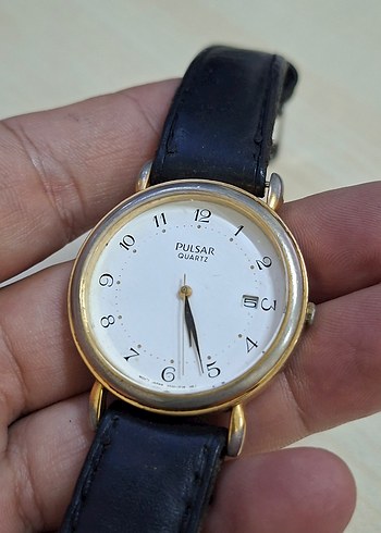 Altın Renkli Modern Klasik Erkek Kol Saati - Görsel 4