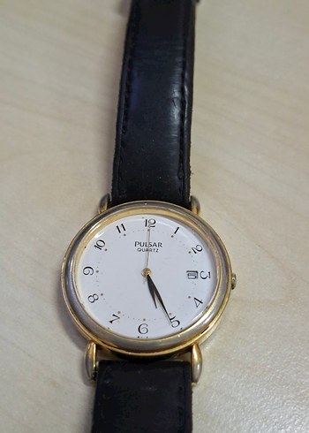 Altın Renkli Modern Klasik Erkek Kol Saati - Görsel 6