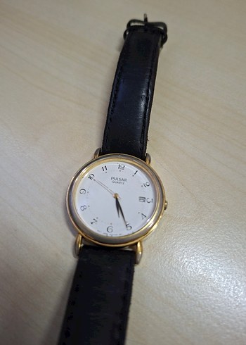 Altın Renkli Modern Klasik Erkek Kol Saati - Görsel 2