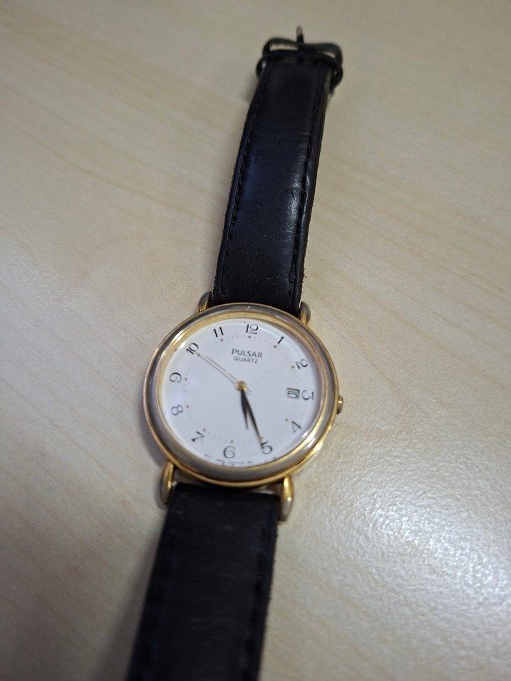 Altın Renkli Modern Klasik Erkek Kol Saati - Görsel 2