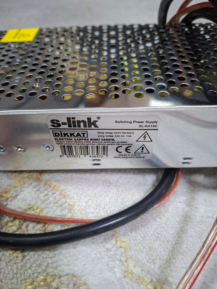 Sarı Kablolu Güç Kaynağı ve Fiş - Görsel 3