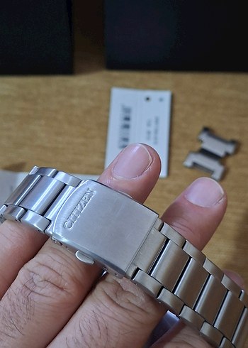 Citizen Eco-Drive Gri Erkek Kol Saati - Görsel 7