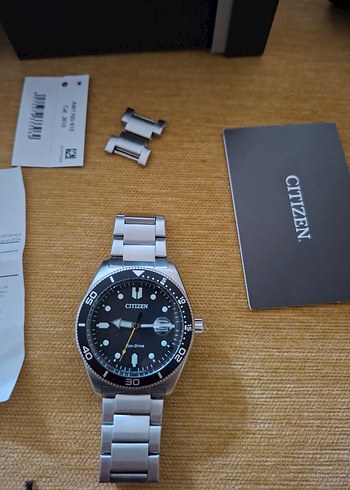 Citizen Eco-Drive Gri Erkek Kol Saati - Görsel 2