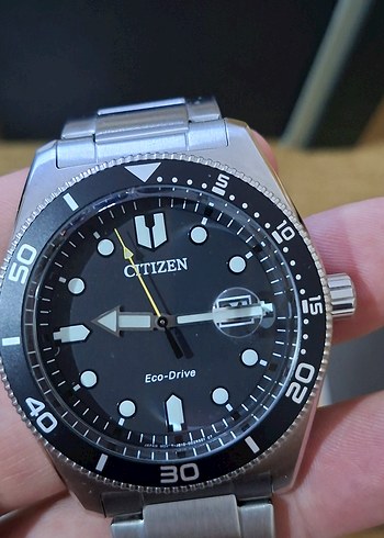 Citizen Eco-Drive Gri Erkek Kol Saati - Görsel 4