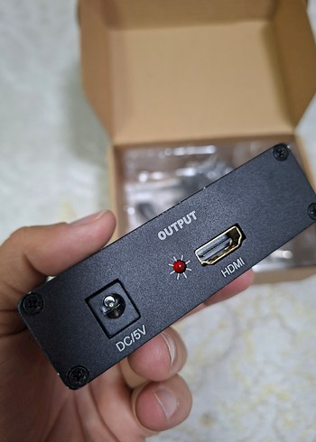 VGA ve Ses'ten HDMI Adaptör Siyah - Görsel 2