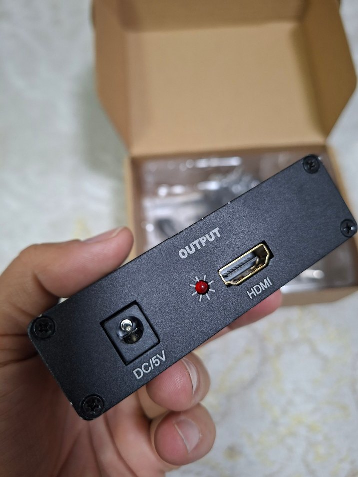 VGA ve Ses'ten HDMI Adaptör Siyah - Görsel 2