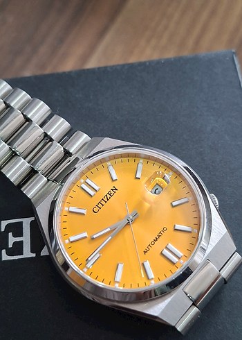 Citizen Sarı Otomatik Erkek Saati - Görsel 5