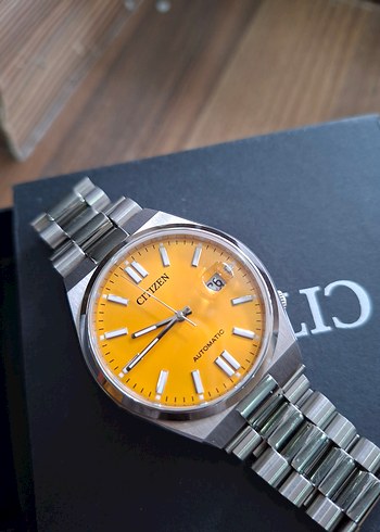 Citizen Sarı Otomatik Erkek Saati - Görsel 2