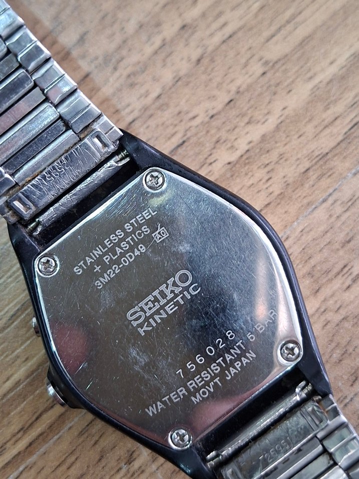Seiko kinetik 3m22 1996 orjinal - Görsel 5