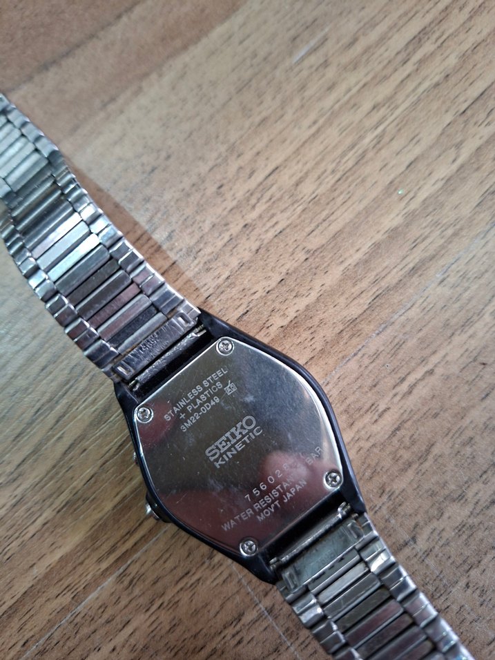 Seiko kinetik 3m22 1996 orjinal - Görsel 4