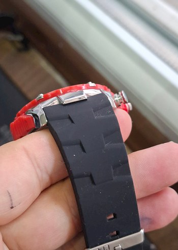 Erkek Kırmızı Attractim Biker Saat - Görsel 4