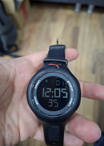 Siyah Dijital Erkek Spor saati. PUMA ORJİNAL - Görsel 4