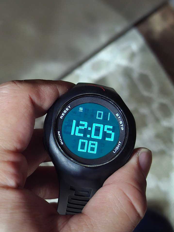 Siyah Dijital Erkek Spor saati. PUMA ORJİNAL - Görsel 3