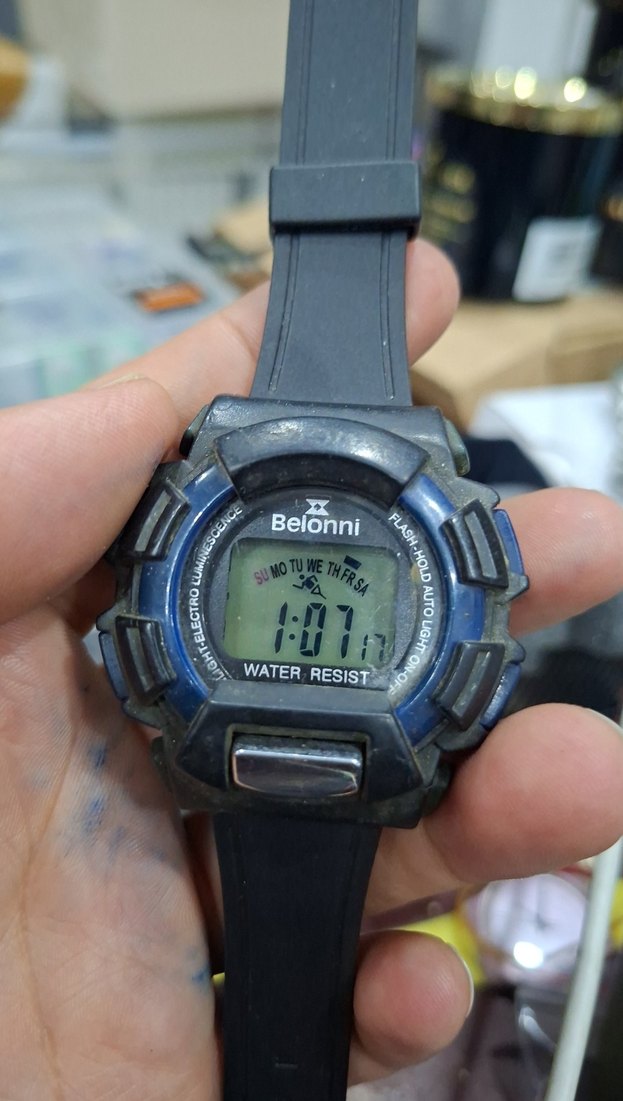 Belonni Dijital Erkek Kol Saati, Mavi - Görsel 2