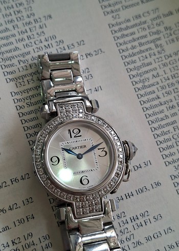 Cartier Kadın Beyaz Klasik Modern Saat - Görsel 6