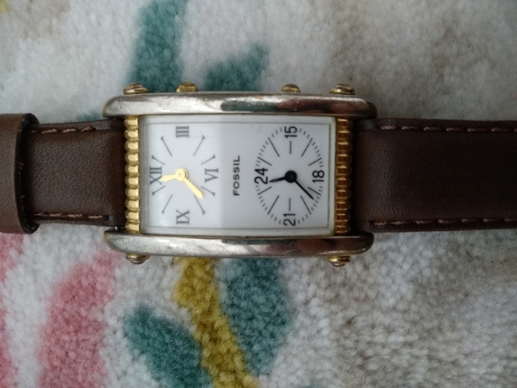 Fossil fossil vintage dual time 