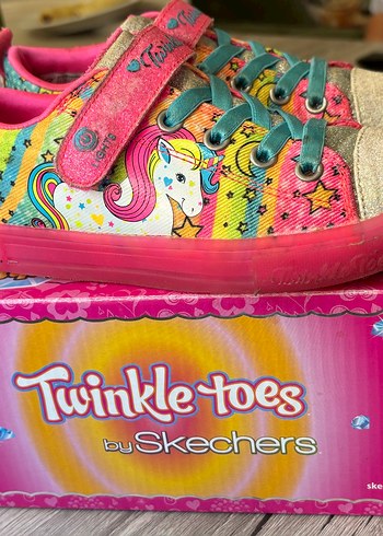 Skechers Twinkle Toes Renkli Kız Çocuk Spor Ayakkabı