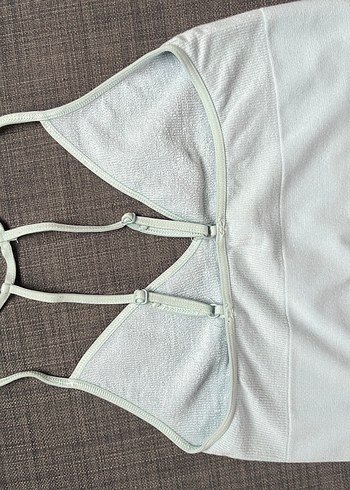 m Beden Beyaz Bohem Atletik Bralet