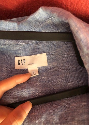 Gap GAP Keten Düğmeli Uzun Kollu Salaş Gömlek yeni ayarında