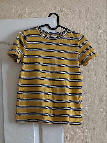 Pull and bear çizgili tshirt