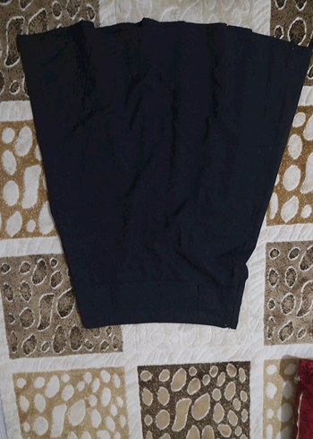 Düğmeli Lacivert Midi Etek - Görsel 2